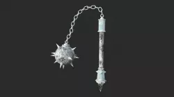 Medieval Flail 05 Frost - Character Fantasy Weaponry Low-poly 3D model