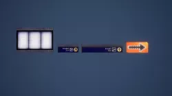 Metro Subway Underground Signs Billboards Game Ready Low-poly 3D model