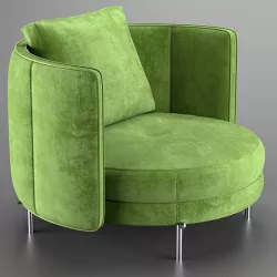 Minotti TORII Large armchair 3D model