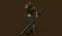 Monk D3 3D model