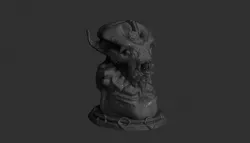 monster statue head cheng lee 3D model
