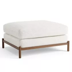 Morrison Wood Base Ottoman 3D model