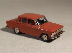Moskvich 412 1983 year Low-poly 3D model