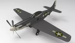  Mustang P-51D 3D model