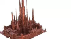 New palace ancient tower 3D model