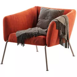 Nikos low armchair 3D model