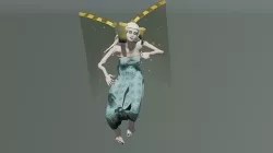 Nude Isabella Spawn Full rigged Animated Gameready Low-poly 3D model