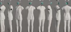 Nurse Cloth 3D model