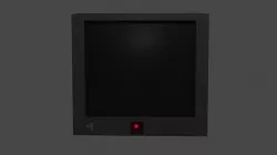 Old TV USSR RUBY  3D model  Low-poly 3D model