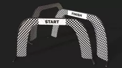 Race Air Gate - Game Ready Low-poly 3D model