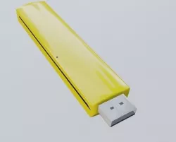 realistic pendrive 3D model