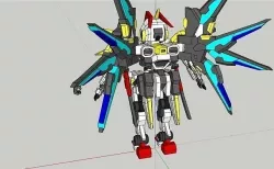 Robots mecha Pokemon Poppo X Gundam Custom Texture