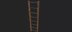 Rusty-Metal Ladder Low-poly 3D model