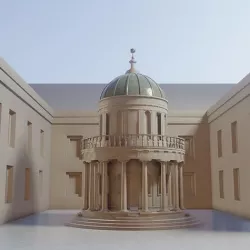 San Pietro in Montorio - Bramante 3D model