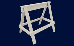 Sawhorse For Carpentry Low-poly 3D model