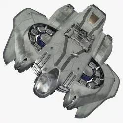 Sci Fi Dropship 3D model
