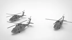 Sikorsky UH-60 Black Hawk 3D model