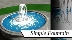 Simple Fountain 3D model