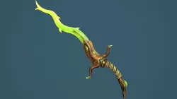 Snake sword Low-poly 3D model