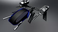 Spaceship Scifi concept 3D model