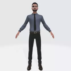 Spy agent 3d Model 3D model