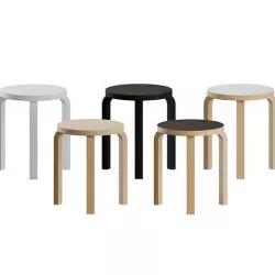 Stool 60 by Artek 3D model