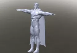 Superman 3D model