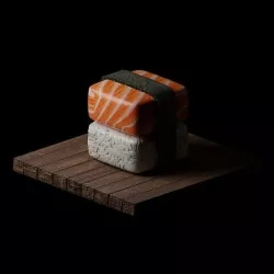 Sushi Model Low-Poly  Low-poly 3D model