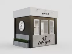 Take Away  Coffee Booth 3D model