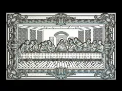 The Last Supper 3d model for cnc machines and 3d printers 3D model