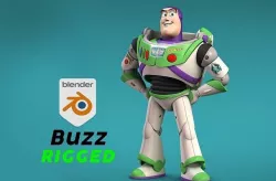 Toy story - Buzz lightyear rigged 3D model