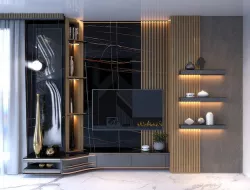 TV Wall 3D model