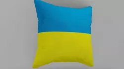 Ukraine Flag Pillow  3D model