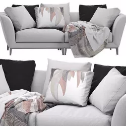 Weston Sofa Mood Collection by Flexform 3D model