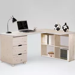 Winnie Corner Desk Drawer Type 3D model