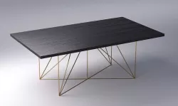 Wire Table Alberto Biagetti Low-poly 3D model