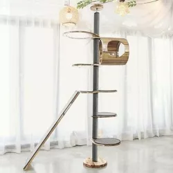 Wood Cat Cat Pole Cat Tower 3D model