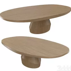 YAB DINING TABLE BY YABU PUSHELBERG FOR COLLECTION PARTICULIERE 3D model