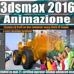 005 3ds max 2016 Animazione vol 5 Italiano cd front 3D model