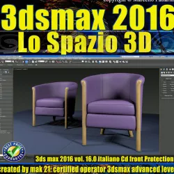 016 3ds max 2016 Lo Spazio 3D vol 16 cd front 3D model