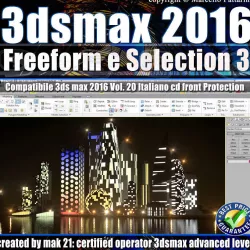 020 3ds max 2016 Freeform e Selection vol 20 cd front 3D model