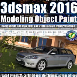 021 3ds max 2016 Object Paint vol 21 Cd Front 3D model