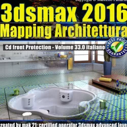 033 3ds max 2016 Mapping Architettura vol 33 Italiano cd front 3D model