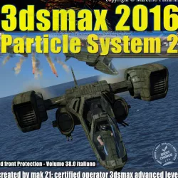 038 3ds max 2016 Particle System 2 volume 38 cd front 3D model