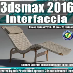 043 3ds max 2016 Interfaccia V43 Italiano Cd Front 3D model