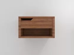 3d model of a nighttable  on the wall Low-poly  3D model