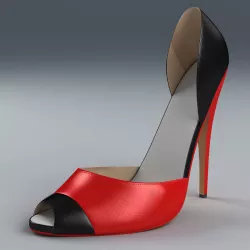 3D Models High Heeled Shoe - 2 3D model