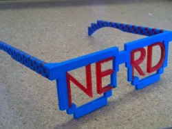 8-bit Nerd Glasses for Dual Extrusion