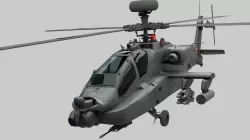 AH-64D Apache 3D model