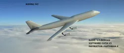 Aircraft boeing 747